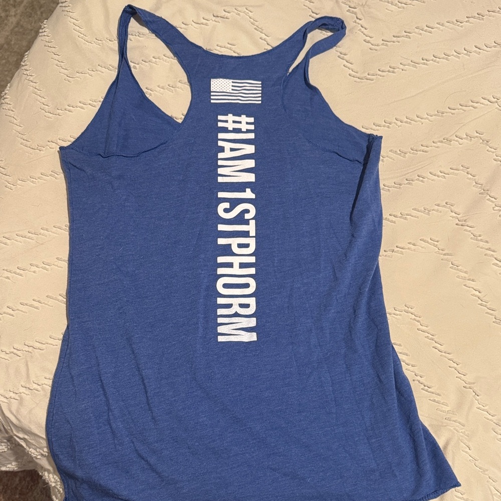 1st Phorm Women's Vibrant Blue Tank Top - Picture 2 of 2